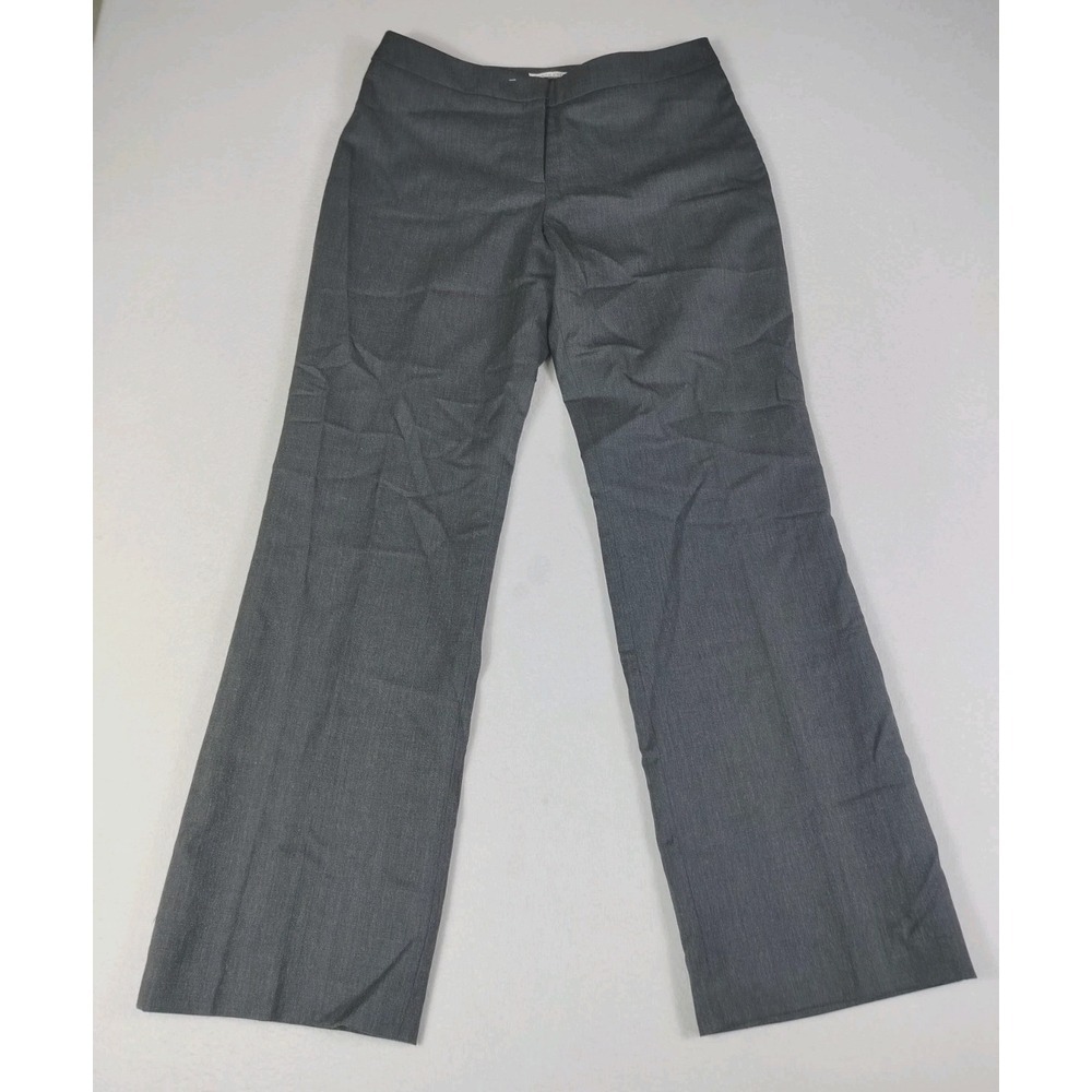 Pendleton Trousers Womens 12 Gray Corpcore Career Wool Blend Professional